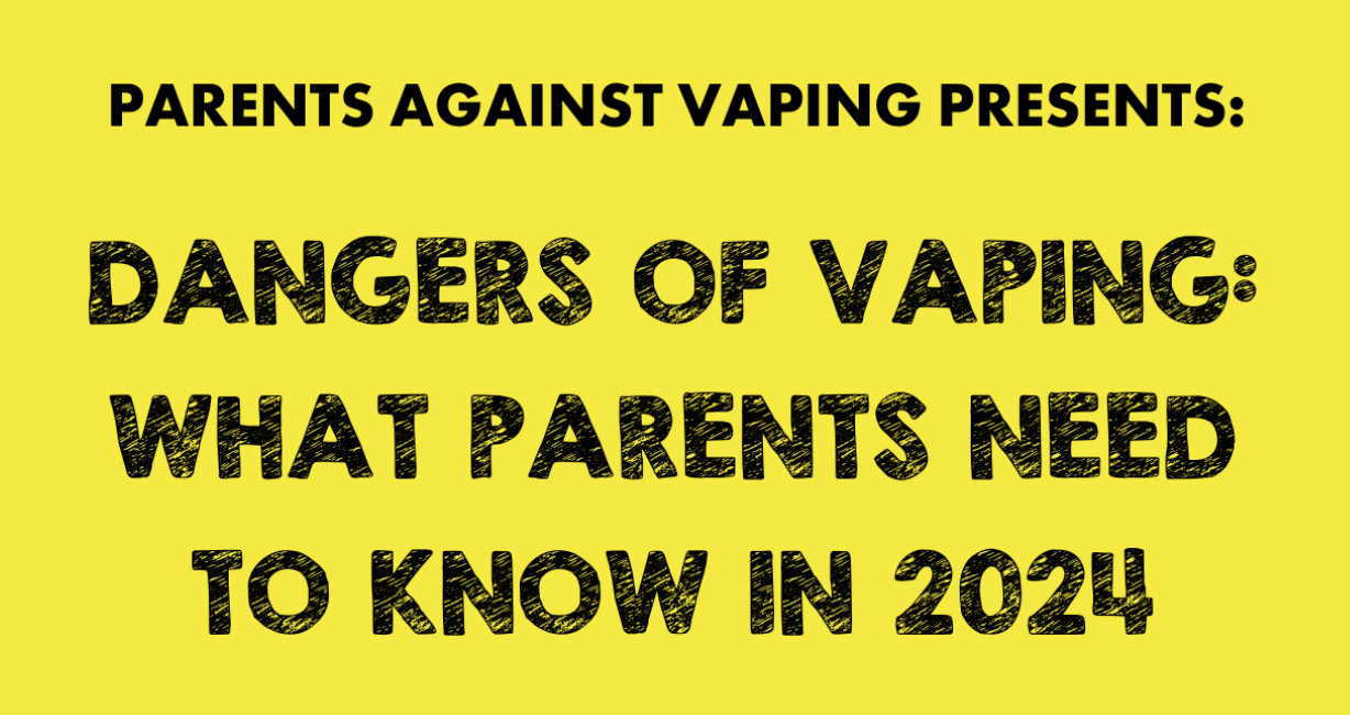 Parents Against Vaping Webinar, Sept. 10